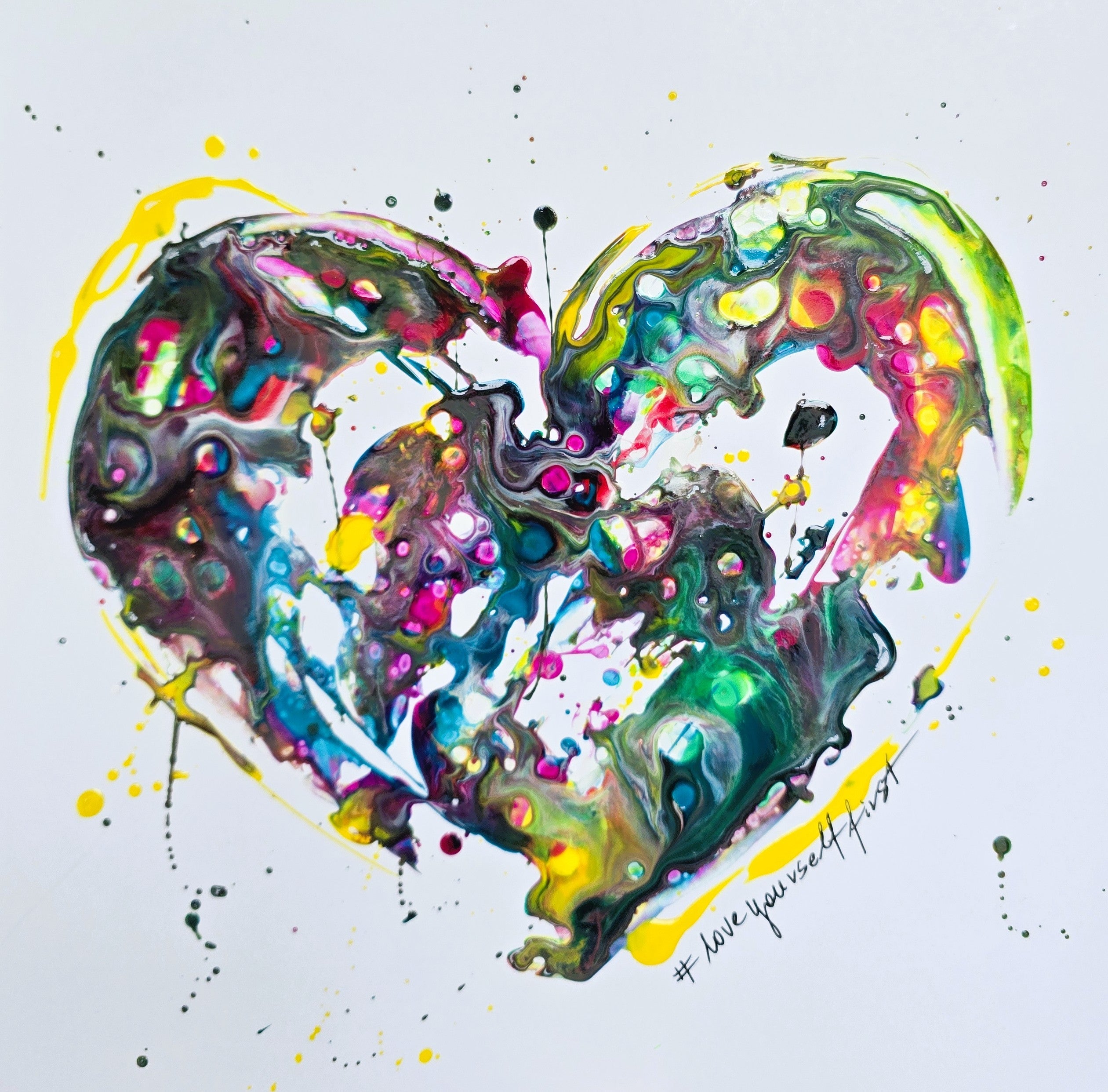 Hearts on paper
